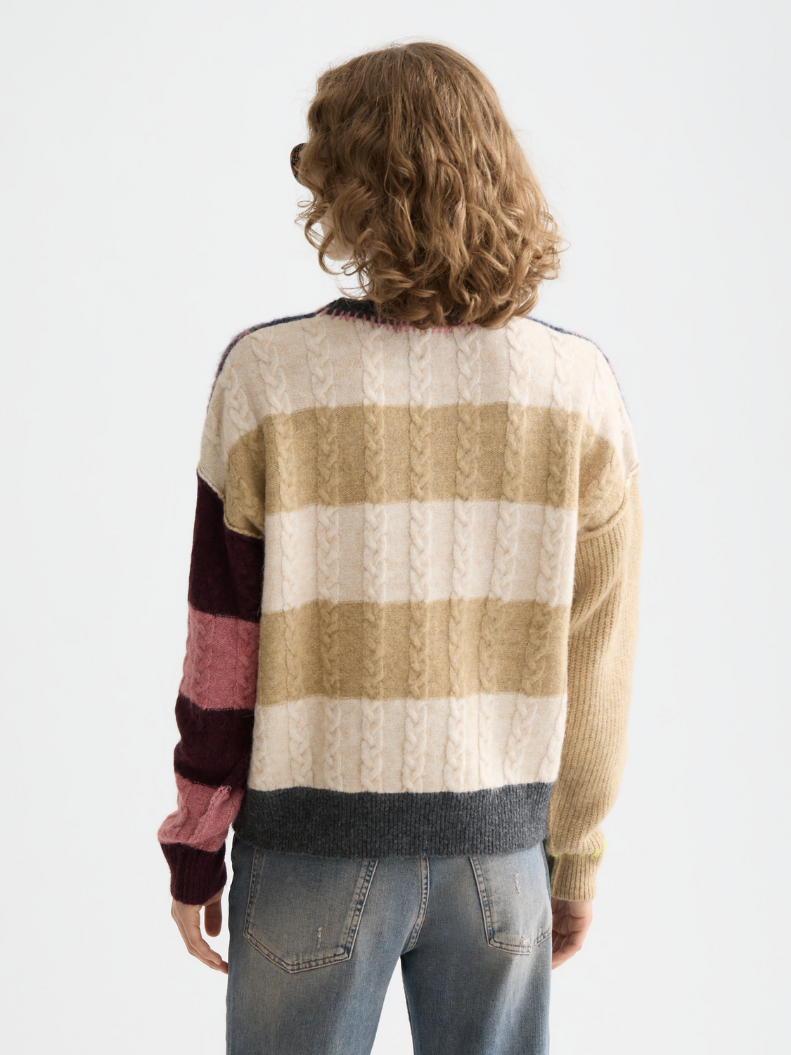 Blocked Fair Isle pullover