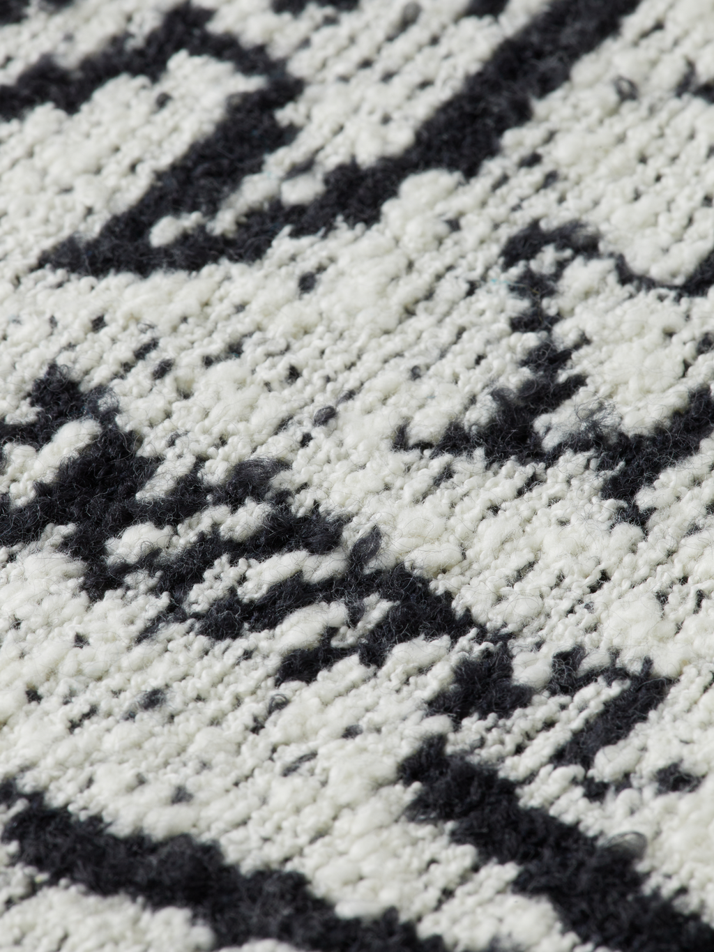 Jacquard motif oversized pullover