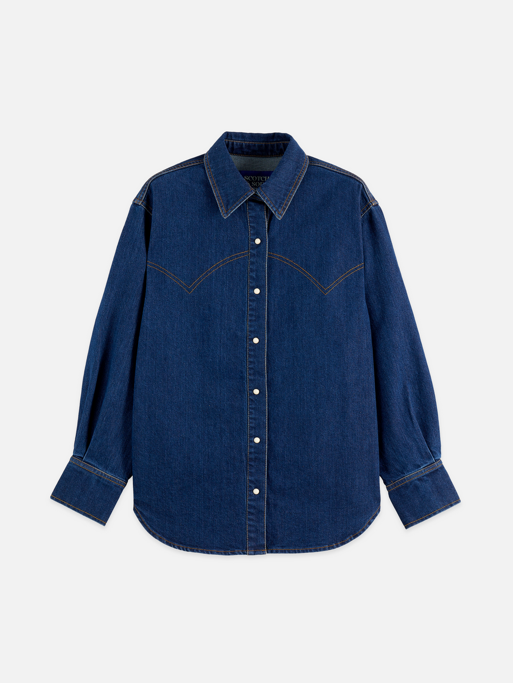Western denim shirt