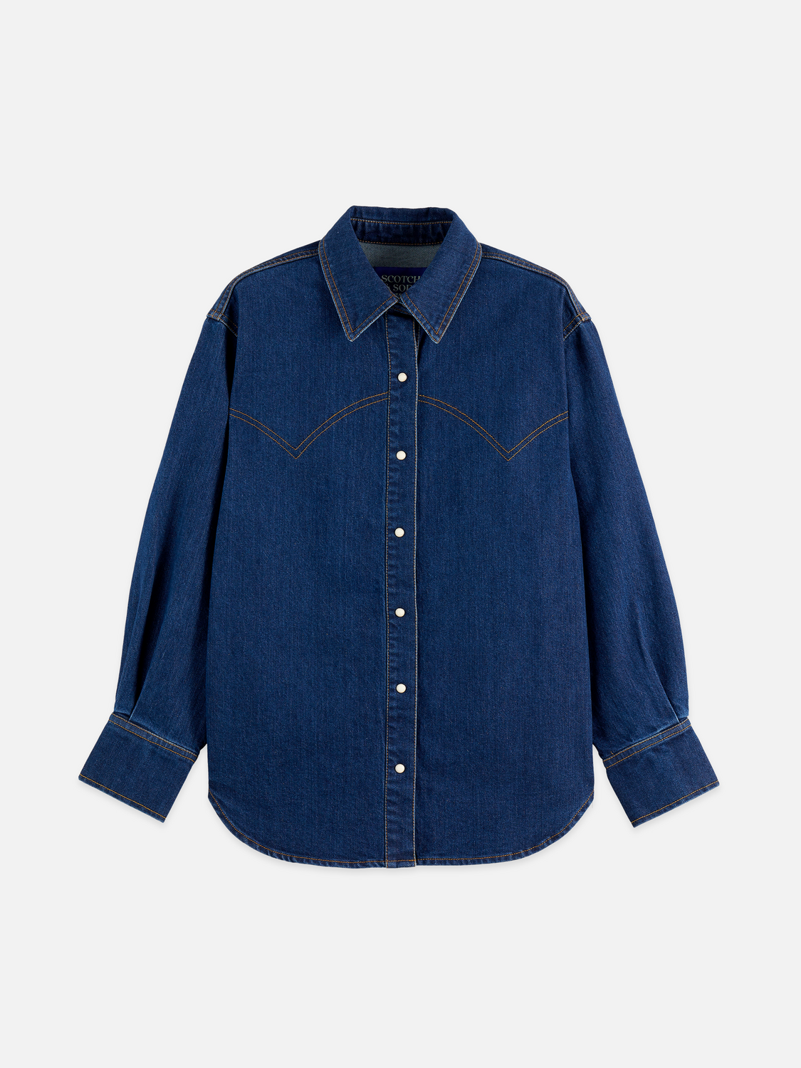 Western denim shirt