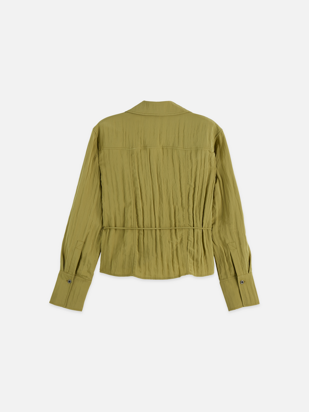 Long sleeved wrap shirt