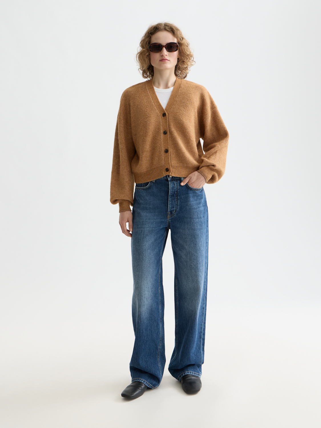 Scotch & Soda Fuzzy Relaxed Vest, Vervaagde Denim Melange U979, M