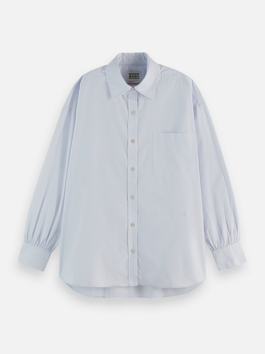 Essentials GIRLFRIEND POPLIN SHIRT - SHIRTING BLUE