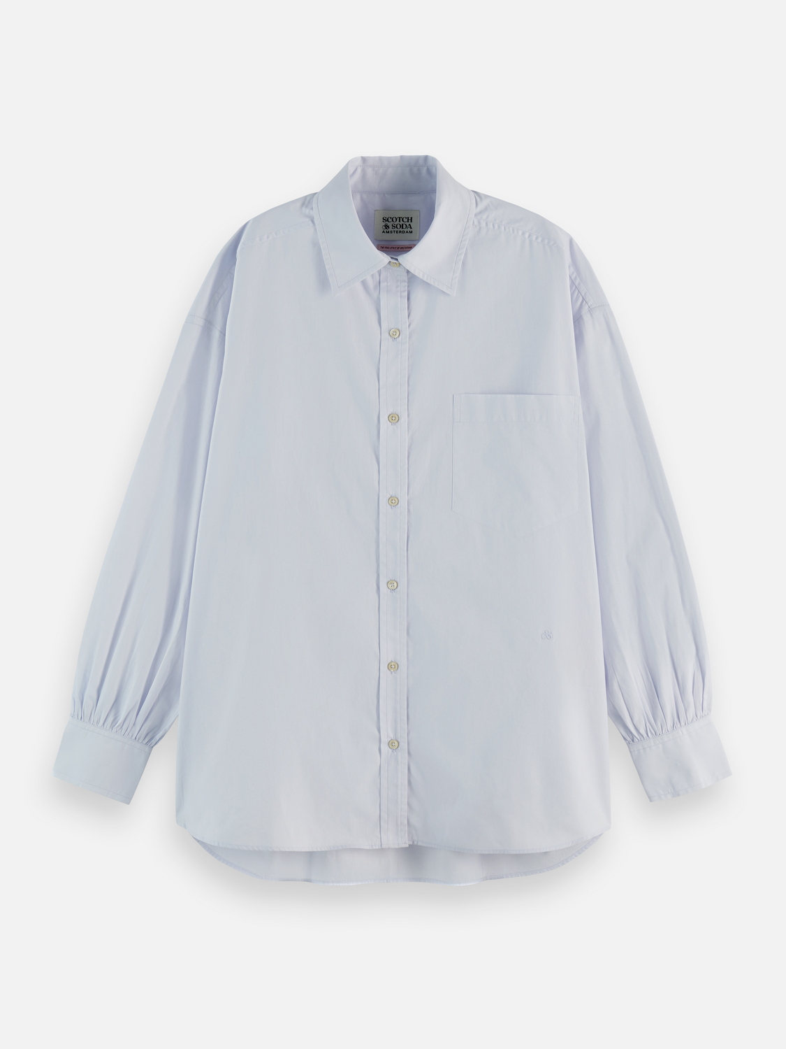 Essentials GIRLFRIEND POPLIN SHIRT - SHIRTING BLUE