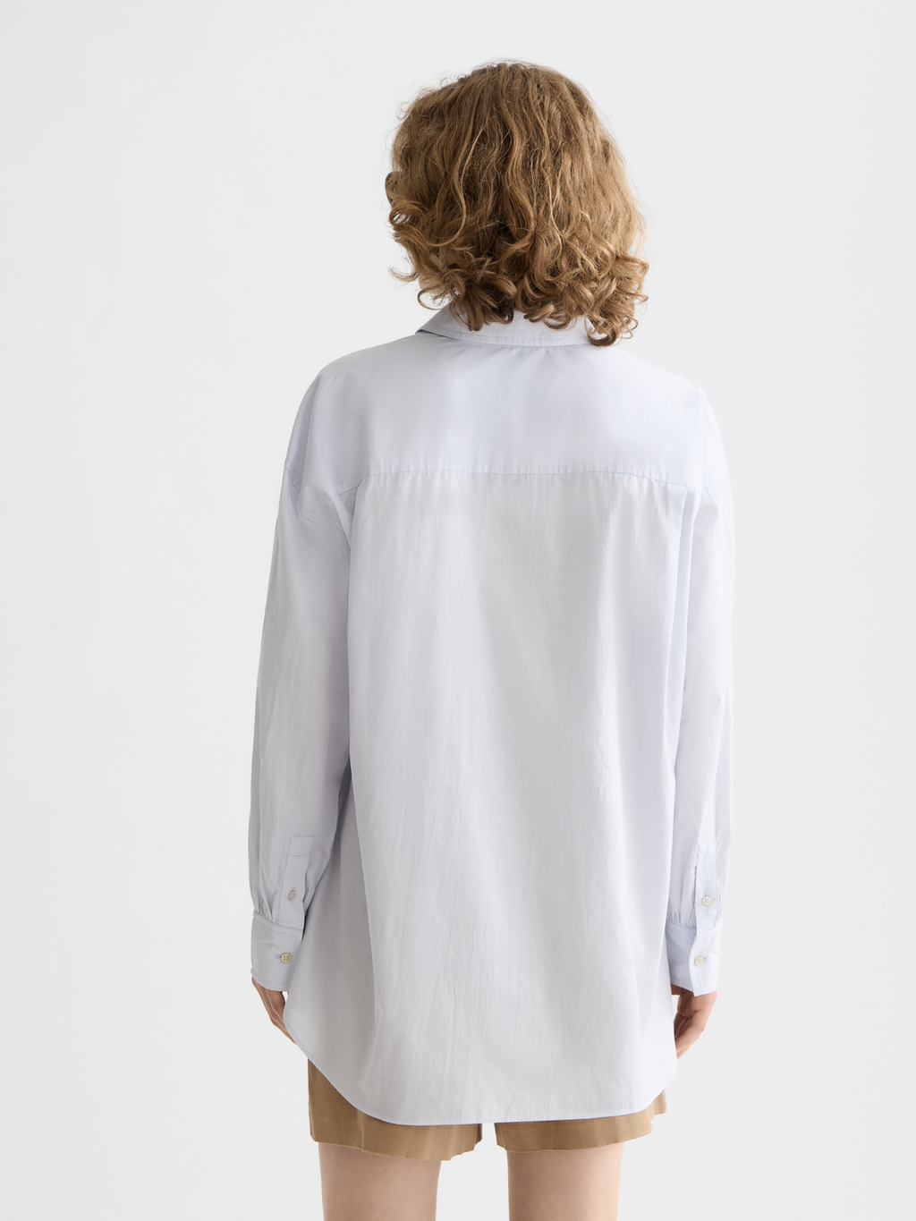 Essentials GIRLFRIEND POPLIN SHIRT - SHIRTING BLUE