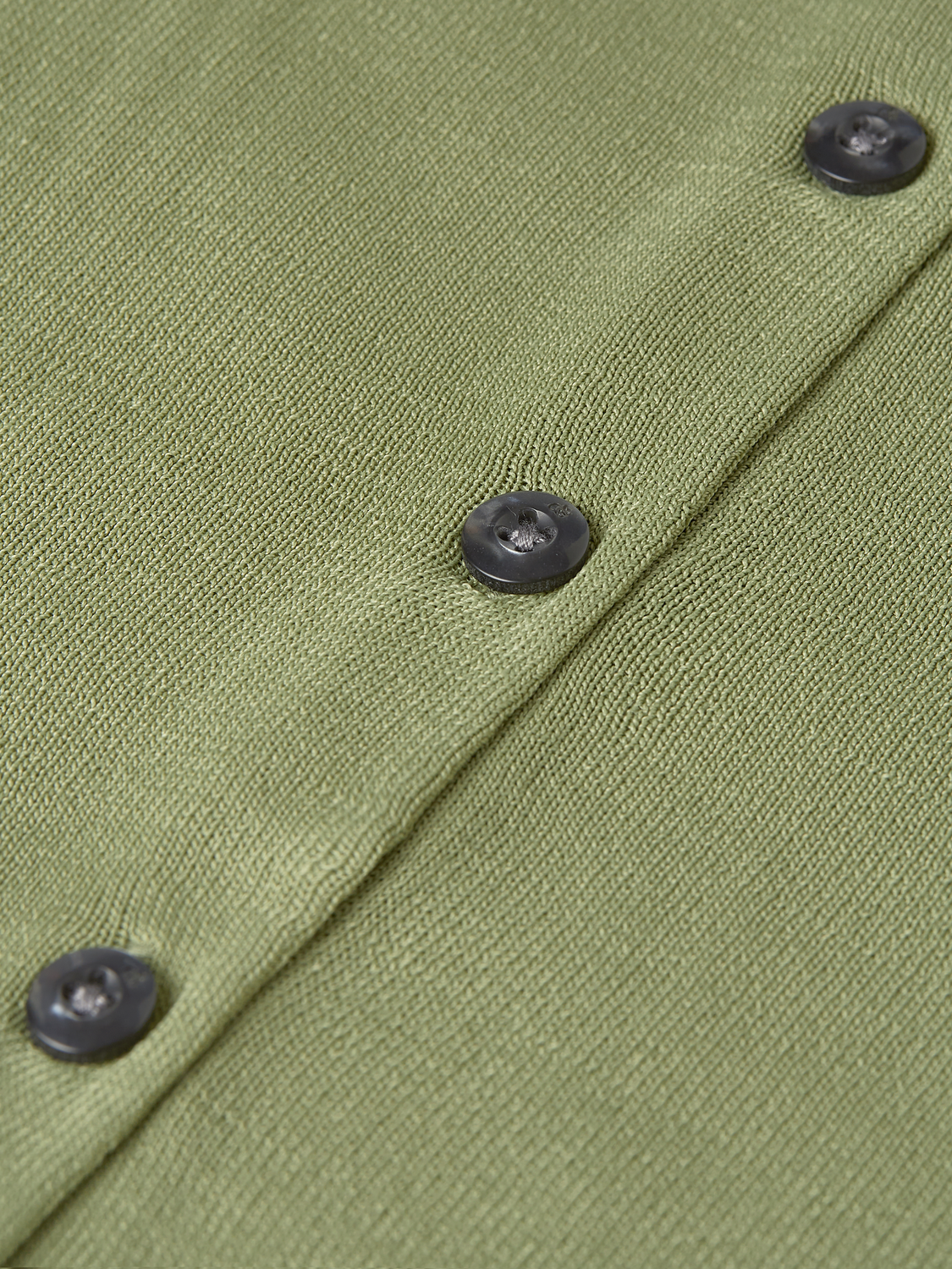 Stripe trim relaxed cardigan