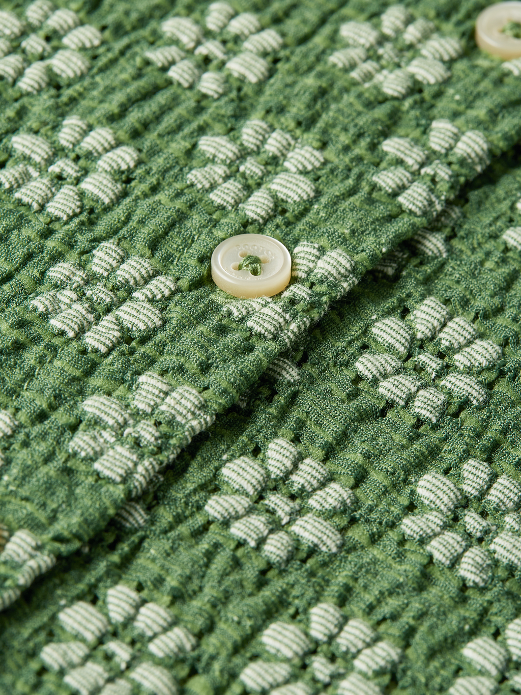 Structured button up long sleeve top