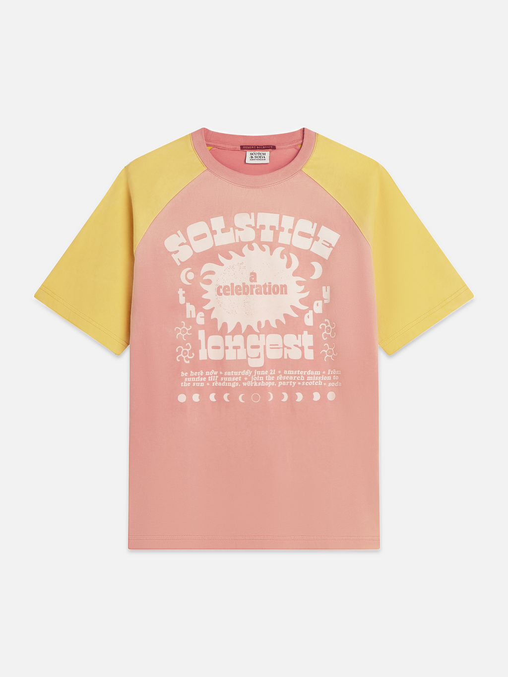 Raglan artwork loose-fit T-shirt