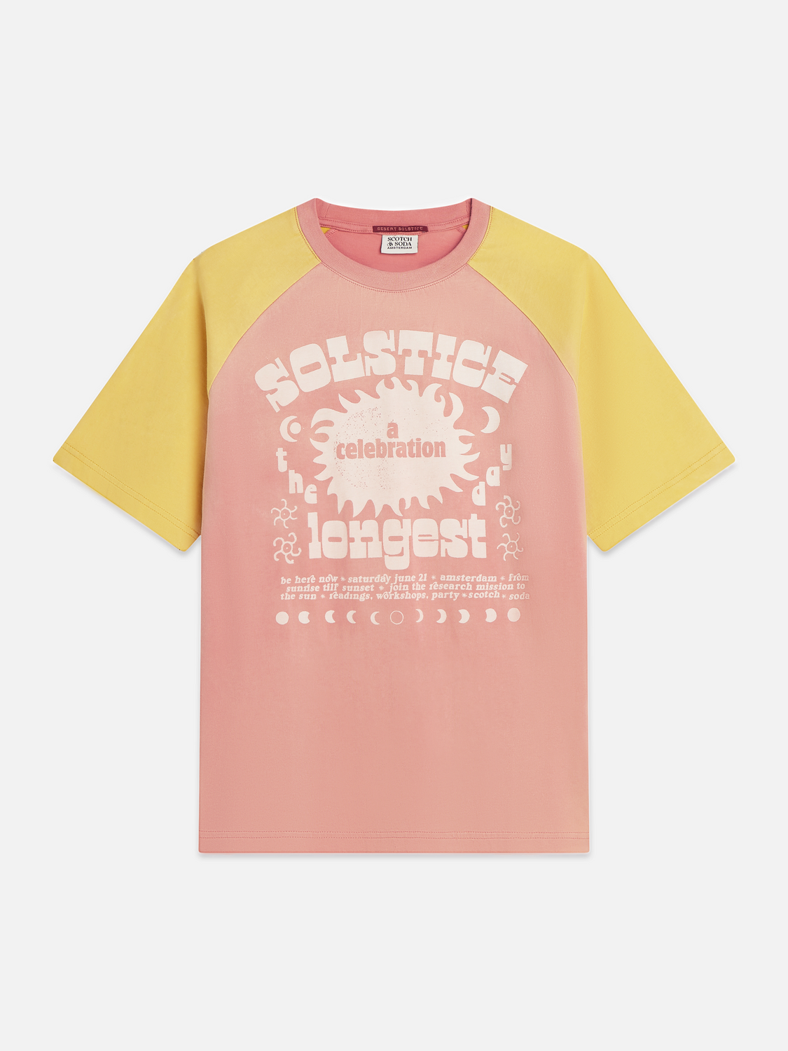 Raglan artwork loose-fit T-shirt