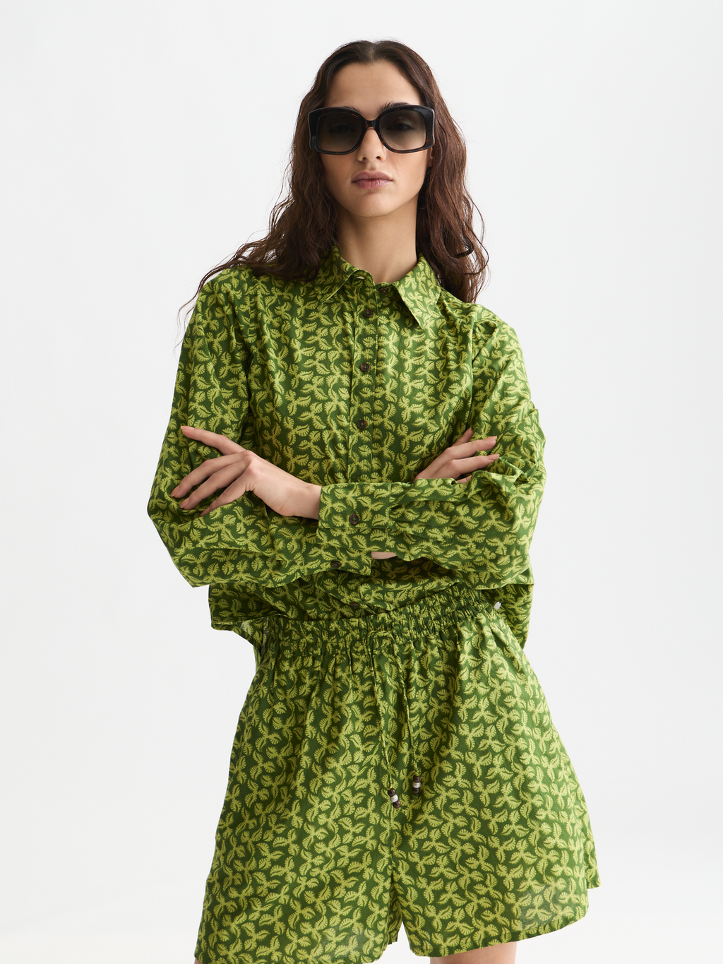 Printed relaxed shirt