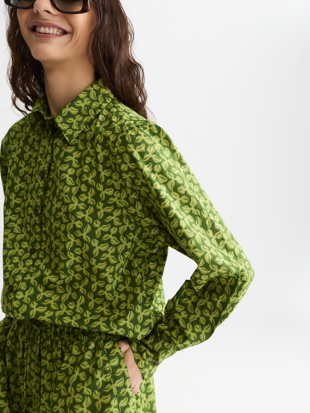 Printed relaxed shirt