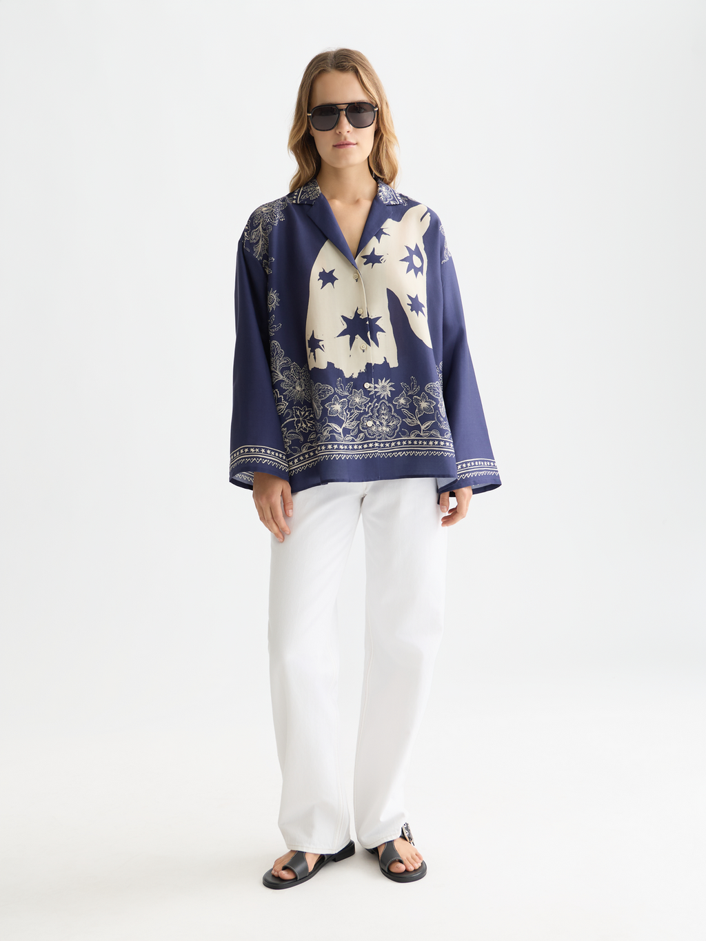 Printed relaxed shirt