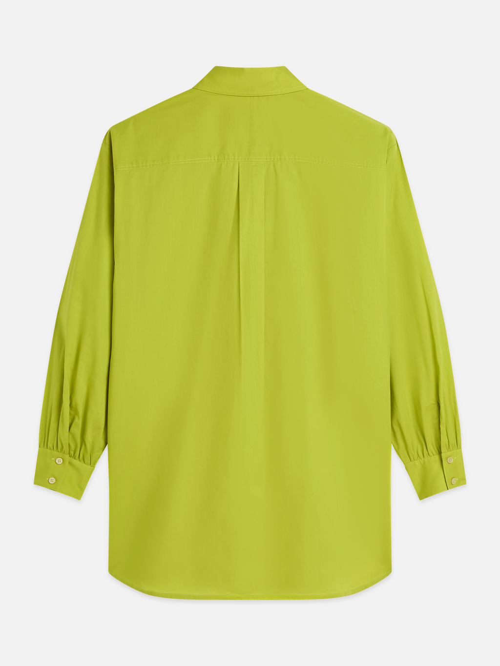 Cotton voile oversized shirt