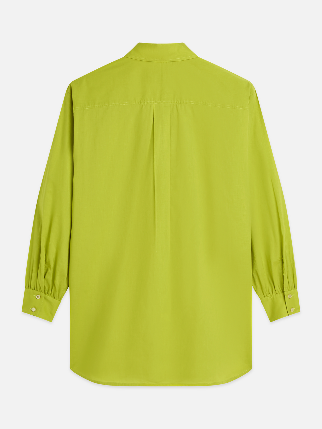 Cotton voile oversized shirt