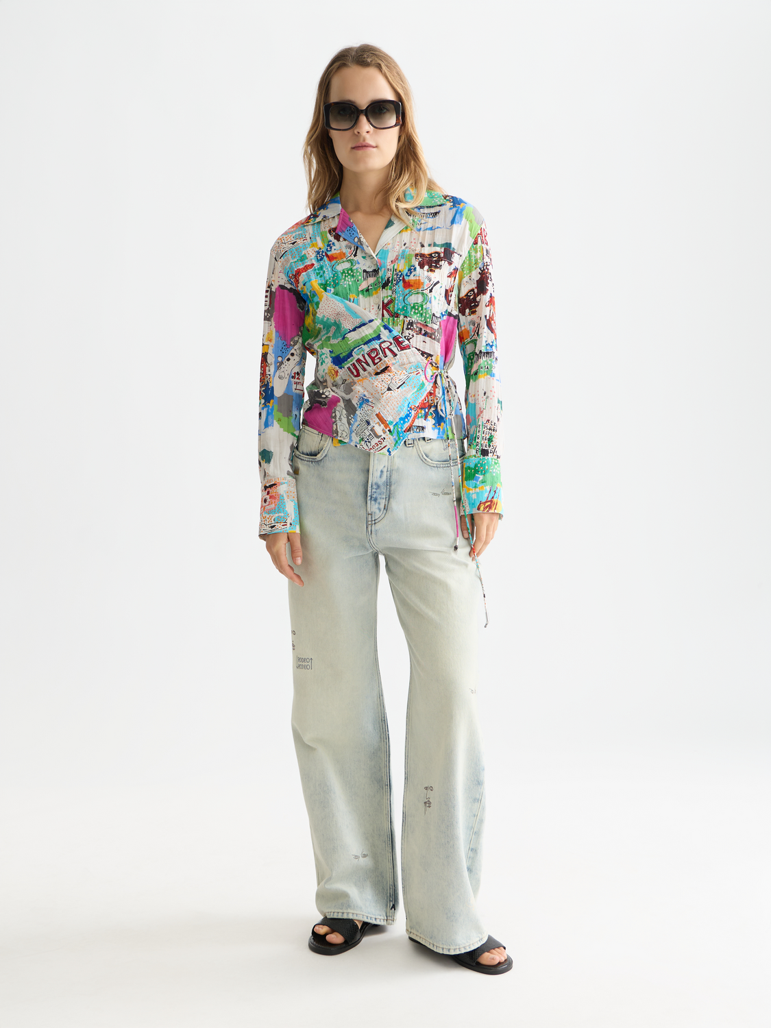 Scotch & Soda x Basquiat Long Sleeved Shirt