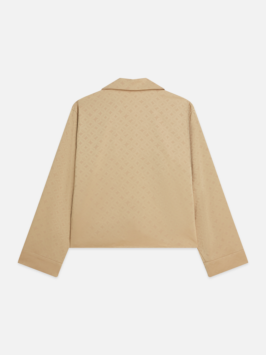 Jacquard long-sleeved shirt