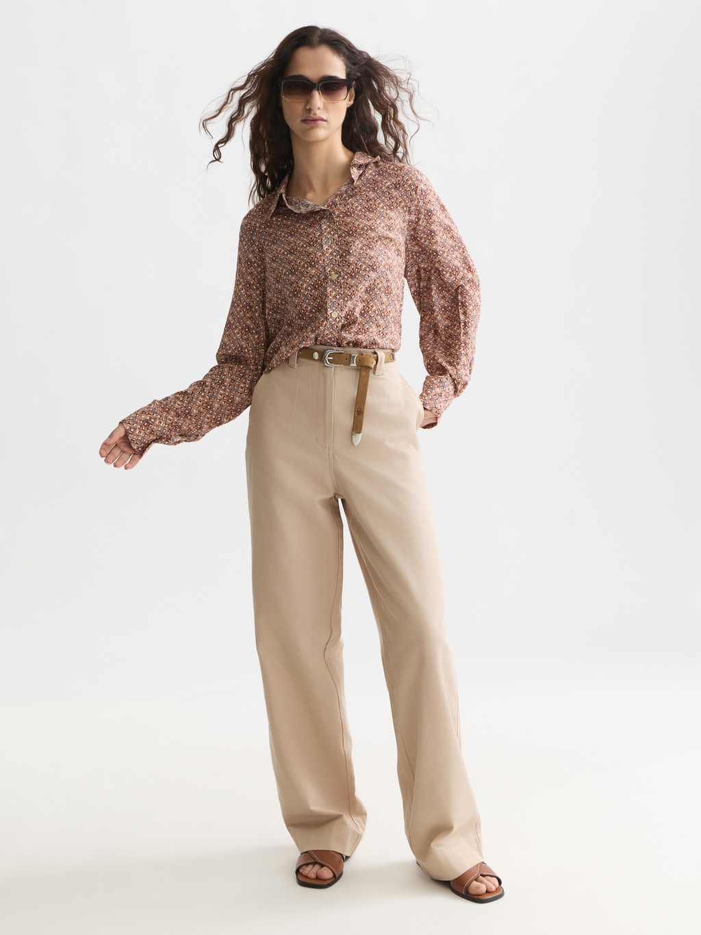 Printed relaxed shirt