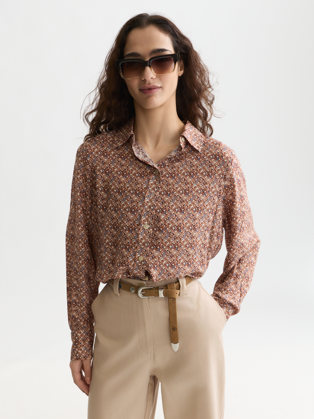 Printed relaxed shirt