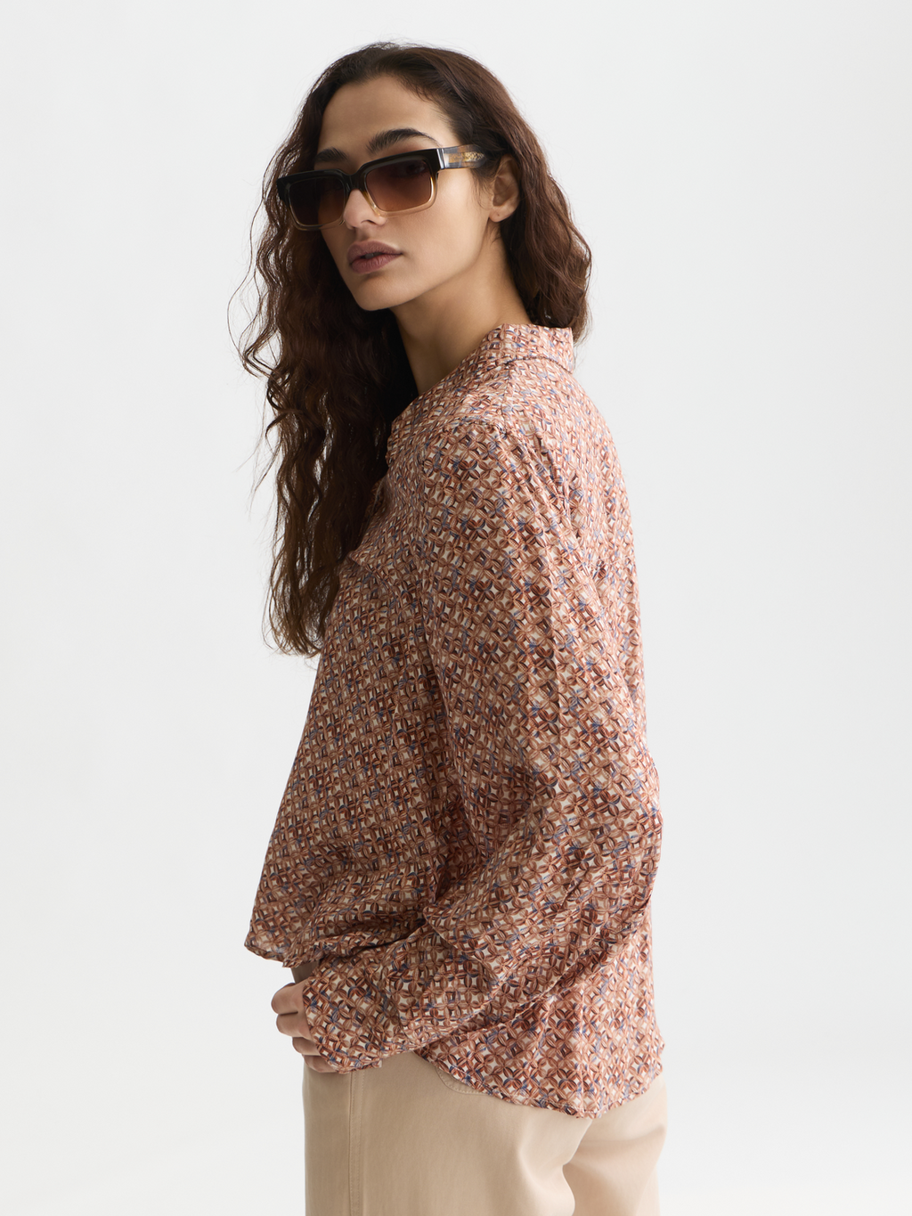 Printed relaxed shirt