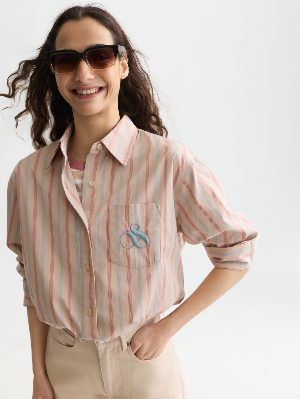 Striped relaxed-fit shirt
