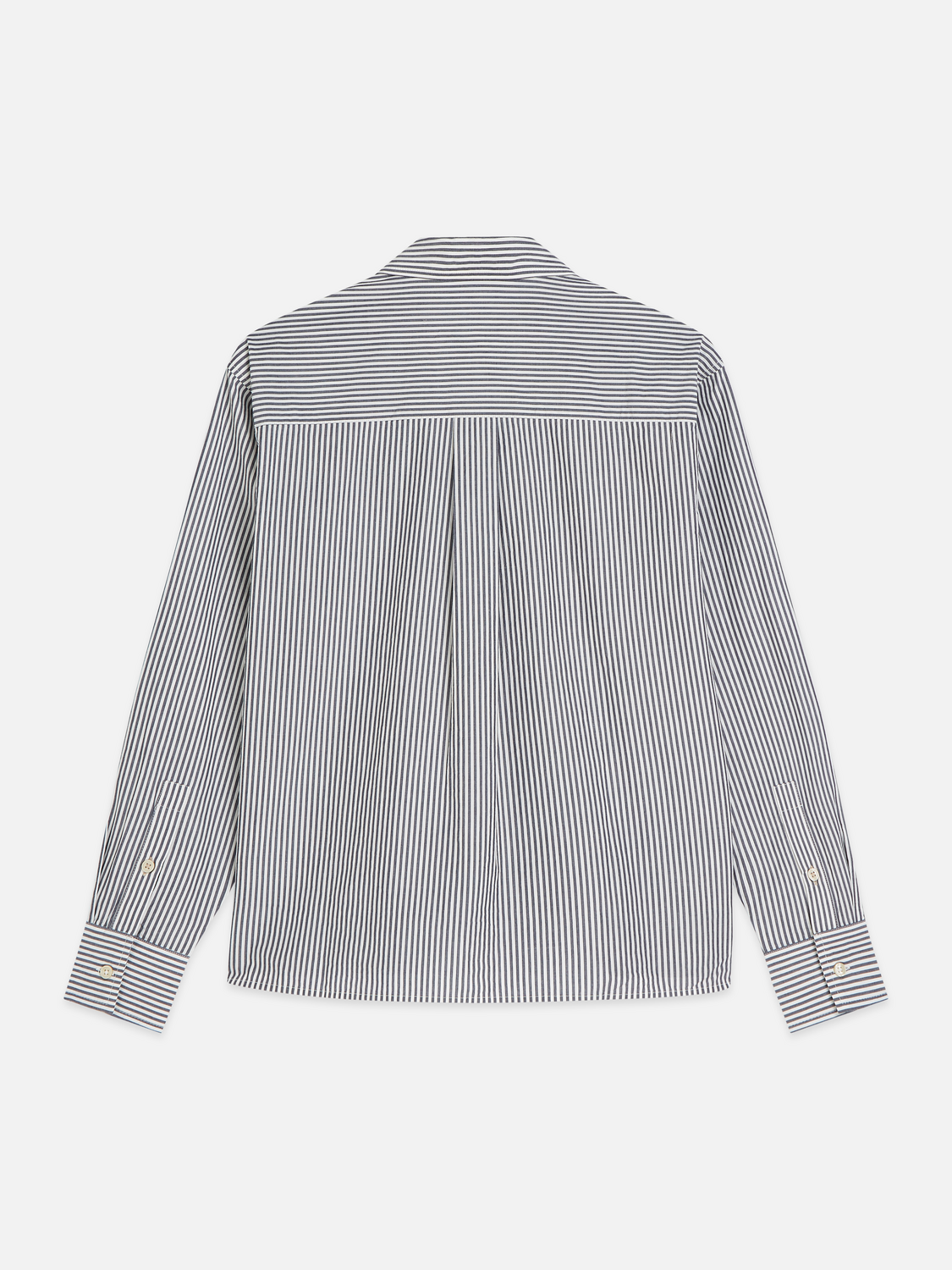 Striped relaxed logo shirt