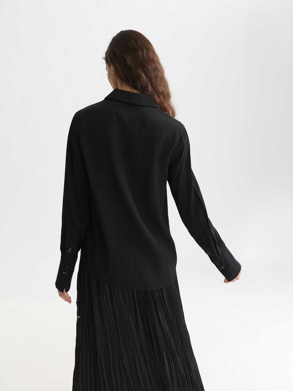 Jacquard tailored shirt