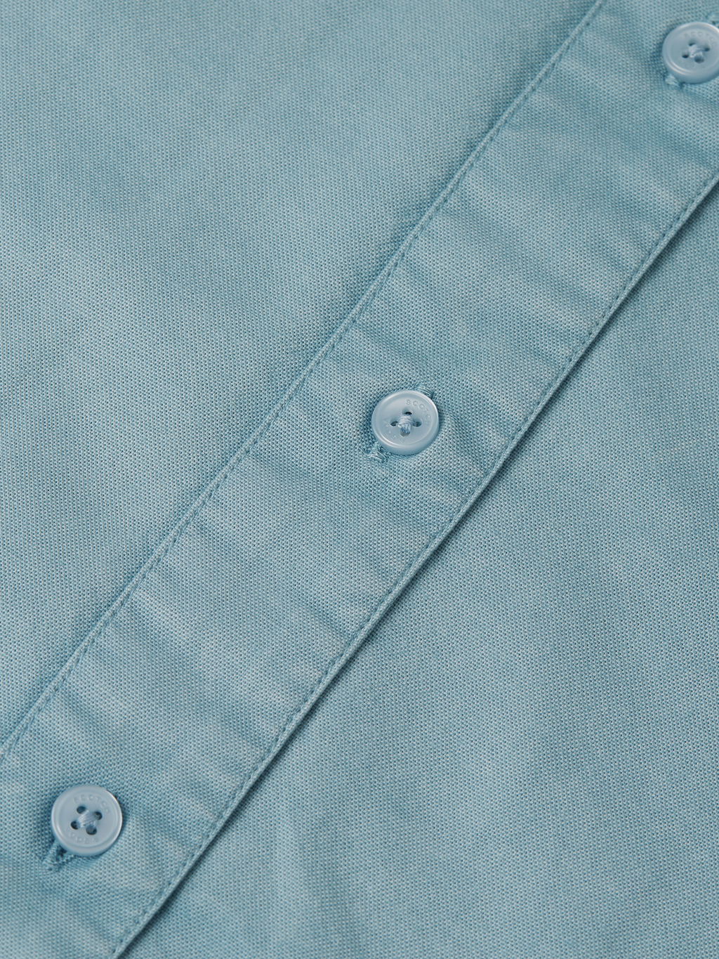 Garment-dyed oxford oversized shirt