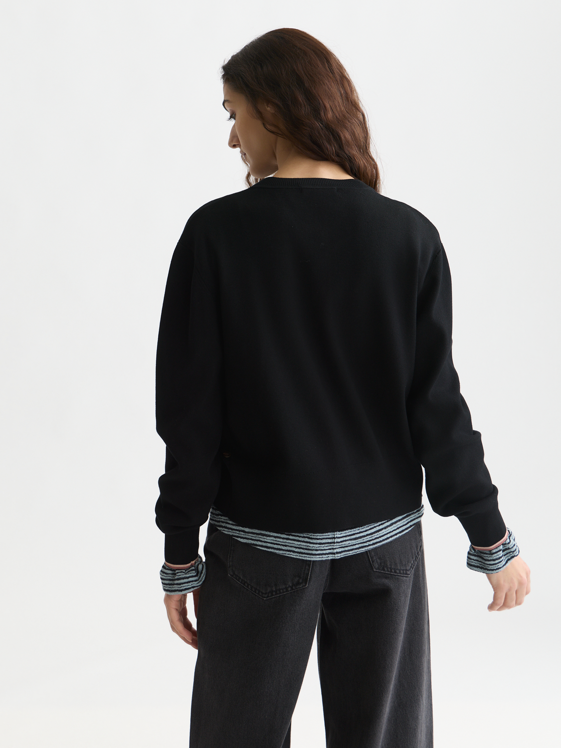 Compact relaxed cardigan
