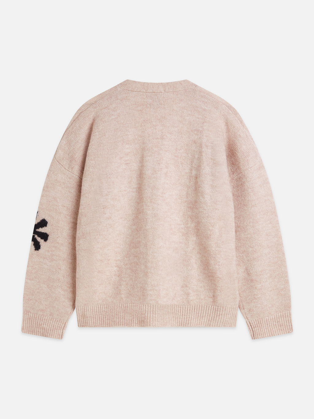 Intarsia oversized cardigan