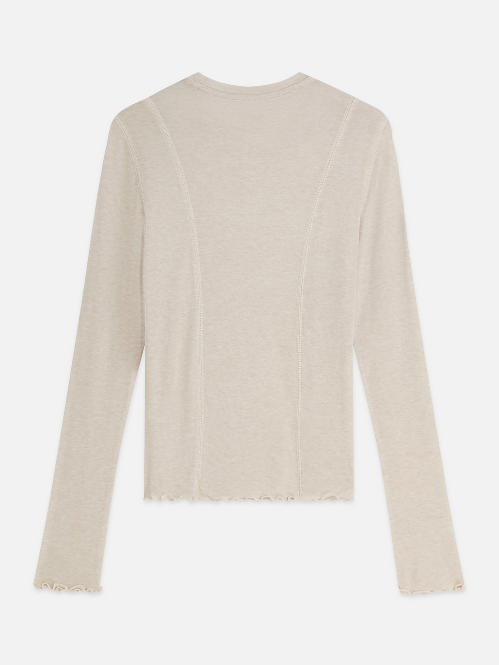 Lyocell-Wool Blend Long-Sleeve T-Shirt