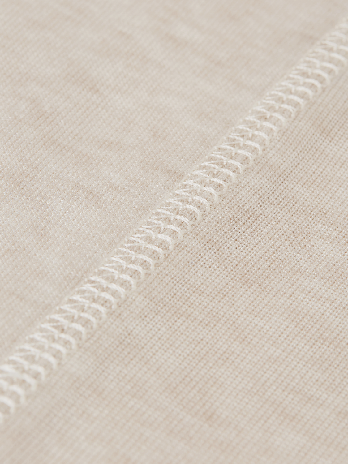 Lyocell-Wool Blend Long-Sleeve T-Shirt