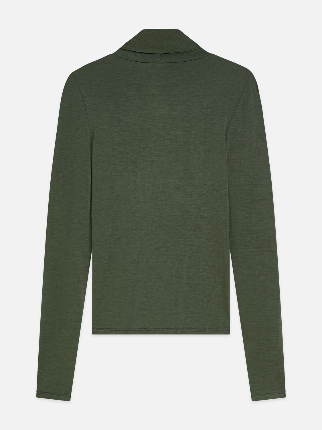 Essentials Roll Neck Stretch-Lyocell T-Shirt