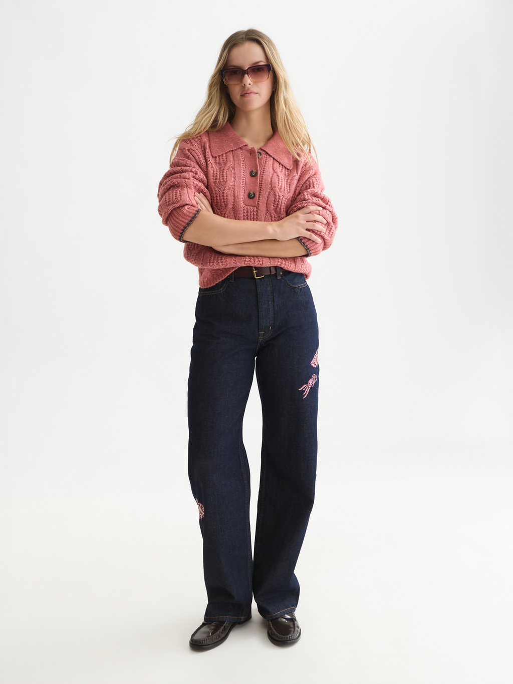 Cable Stitch Boxy Pullover