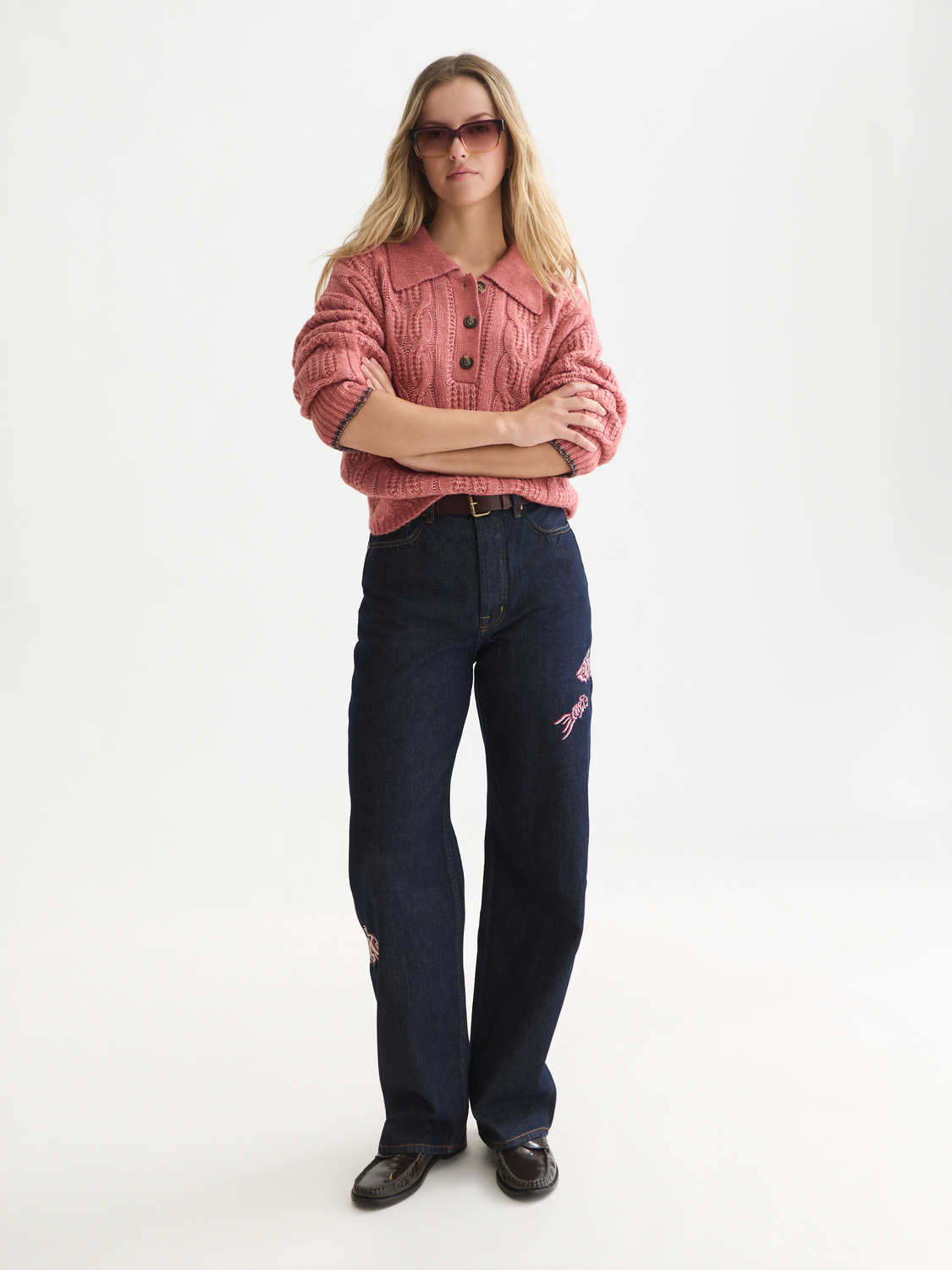 Cable Stitch Boxy Pullover