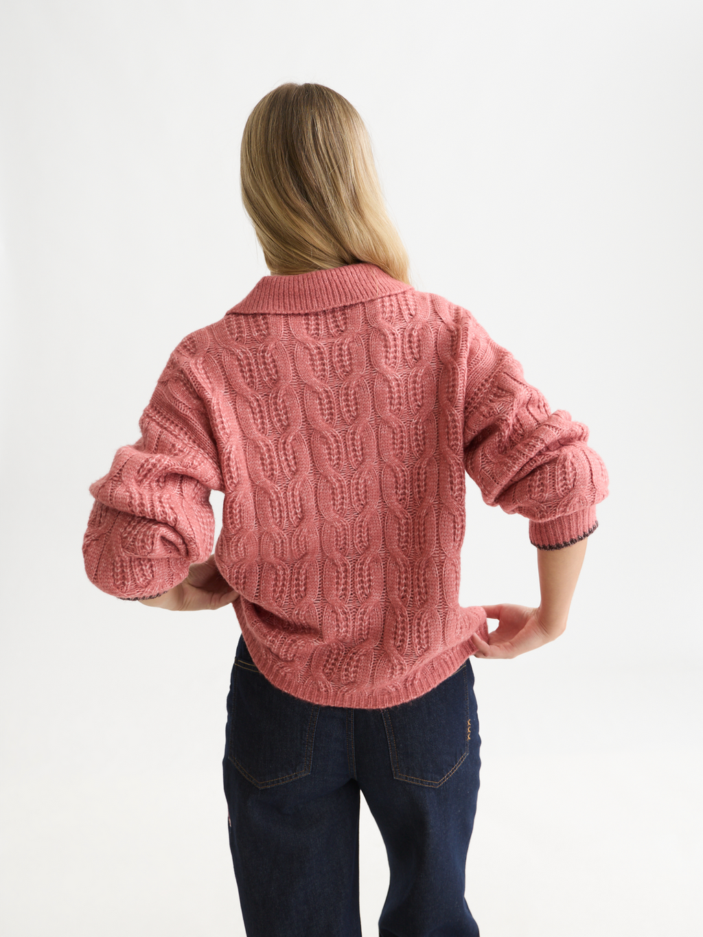 Cable Stitch Boxy Pullover