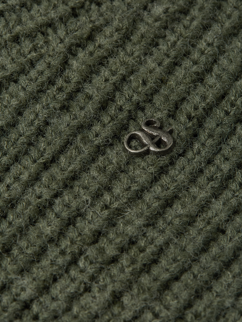 Half-Zip Cotton-Wool Blend Relaxed Pullover