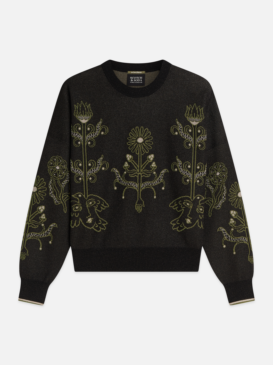 Jacquard Knit Relaxed Pullover