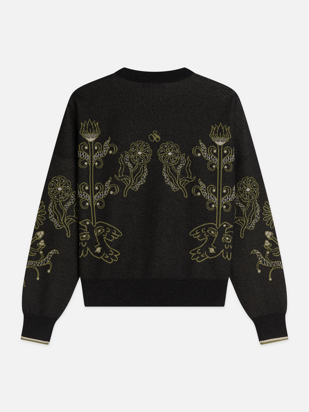 Jacquard Knit Relaxed Pullover