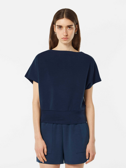 Tencel sleeveless sweatshirt