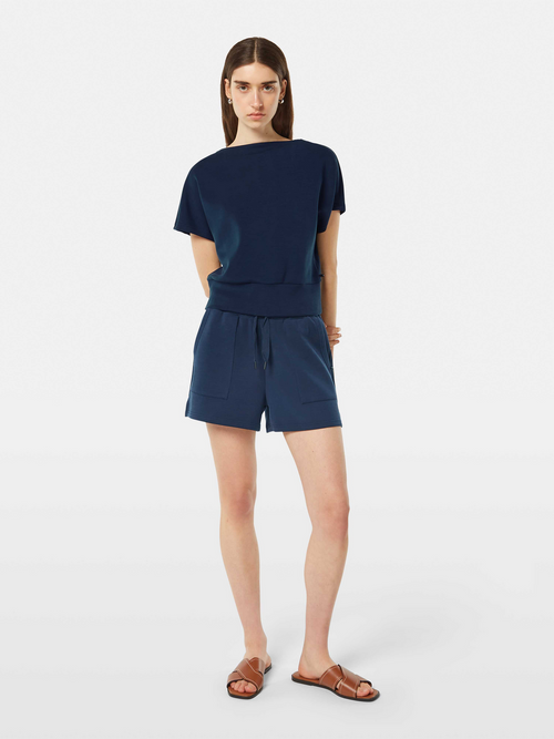 Tencel sleeveless sweatshirt