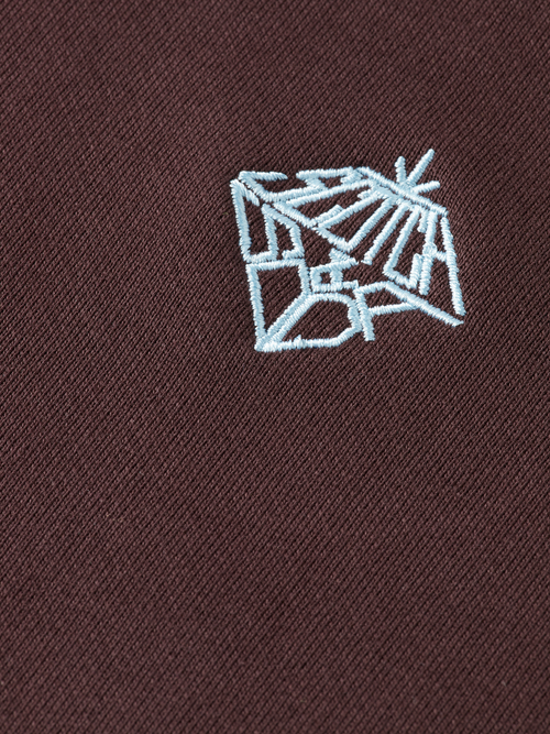 Embroidered logo relaxed fit sweatshirt