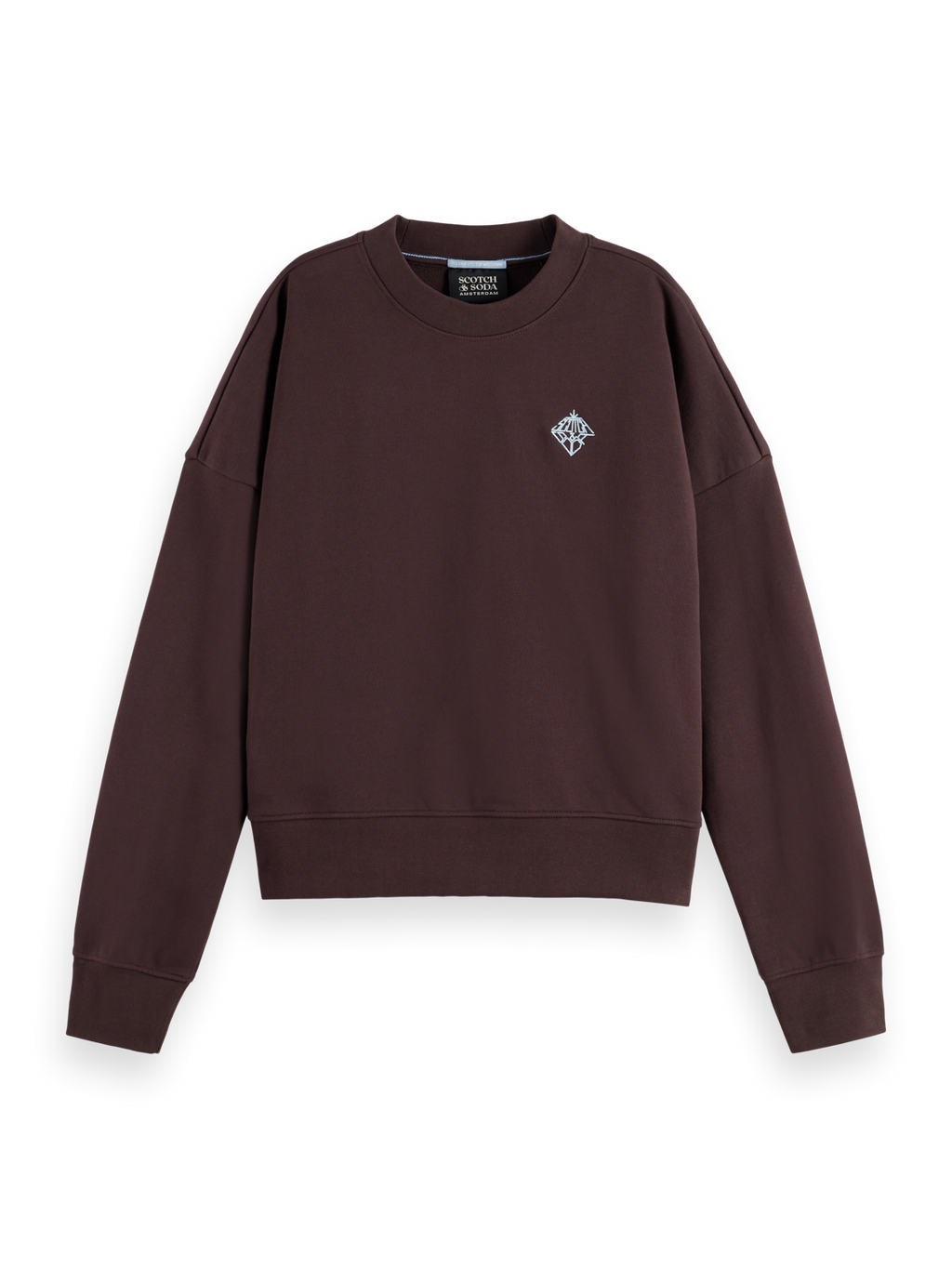 Embroidered logo sweatshirt