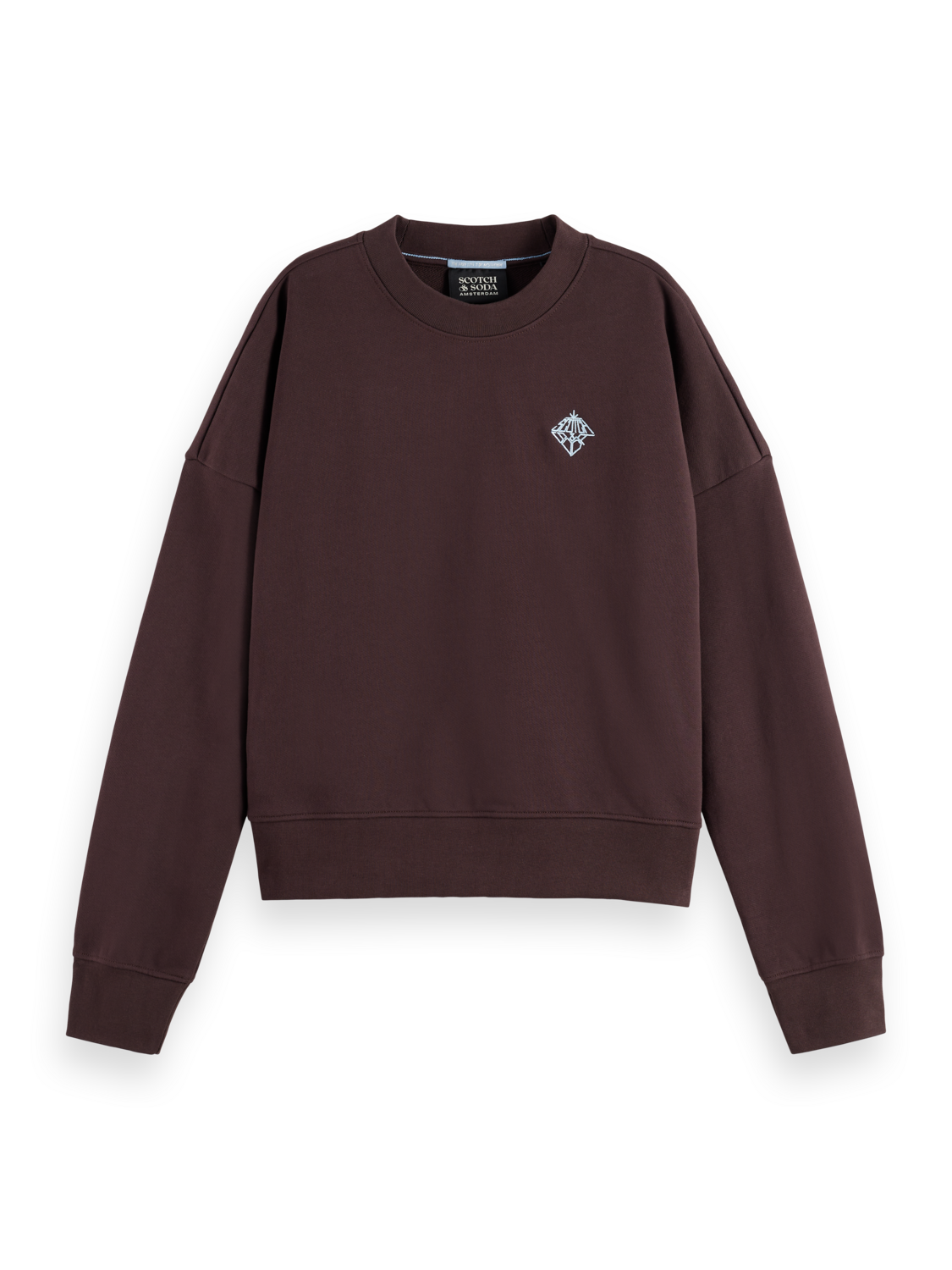 Embroidered logo sweatshirt