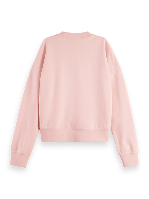 Embroidered logo relaxed fit sweatshirt