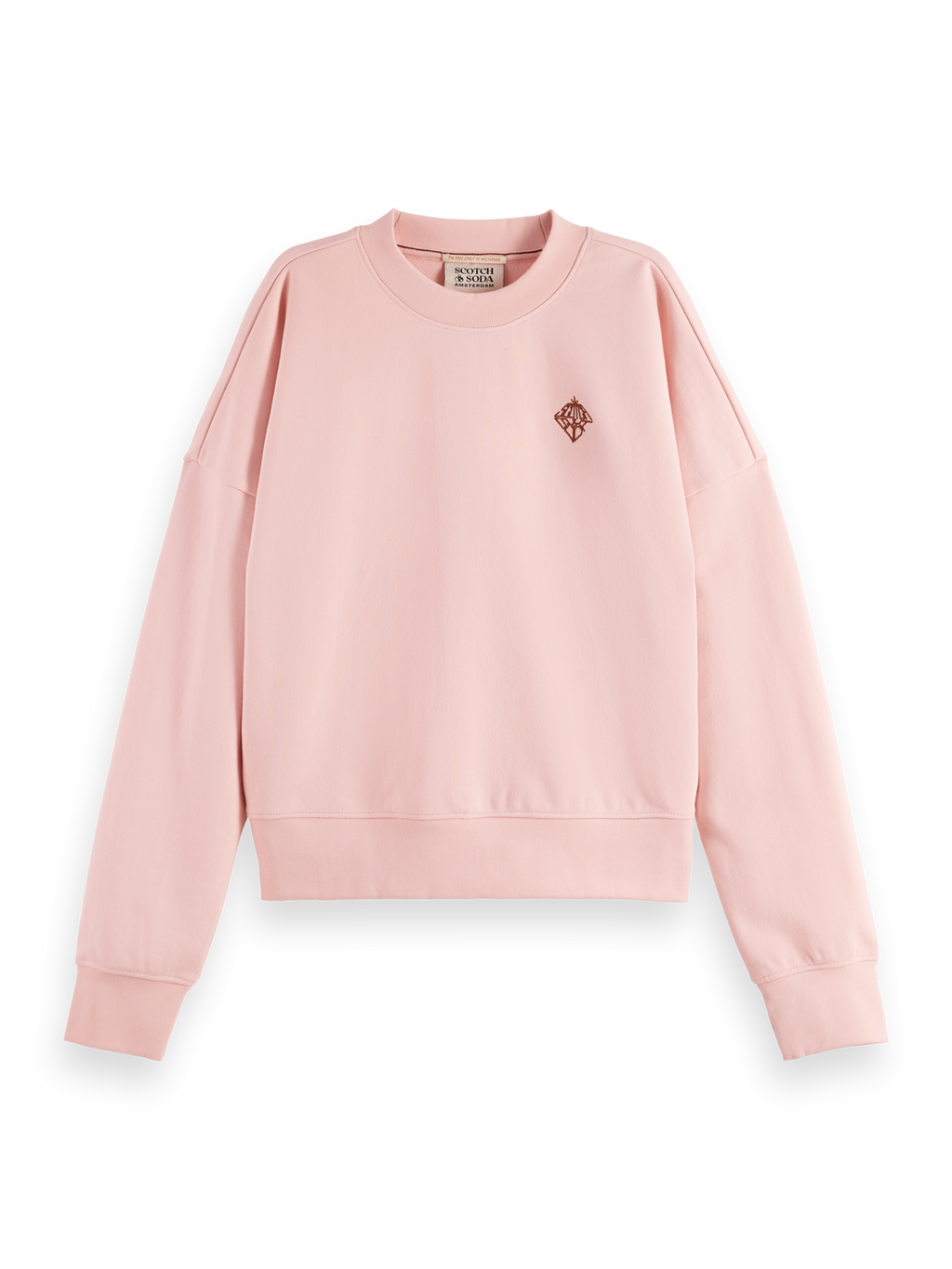 Embroidered logo sweatshirt
