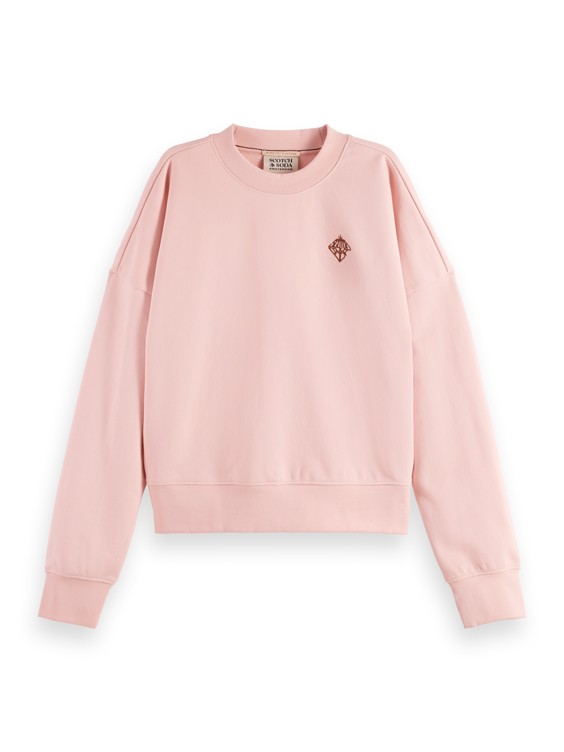 Embroidered logo sweatshirt