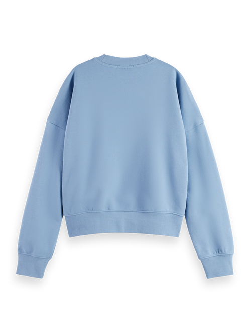 Embroidered logo relaxed fit sweatshirt