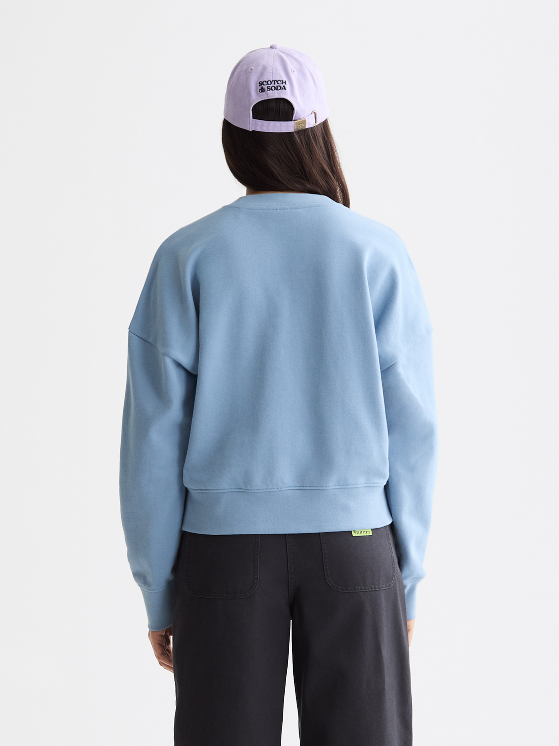 Embroidered logo sweatshirt