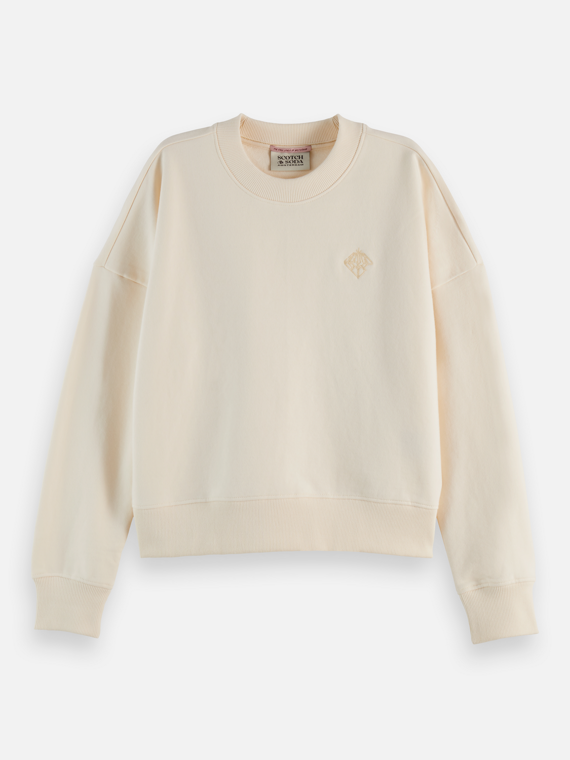 Embroidered logo sweatshirt