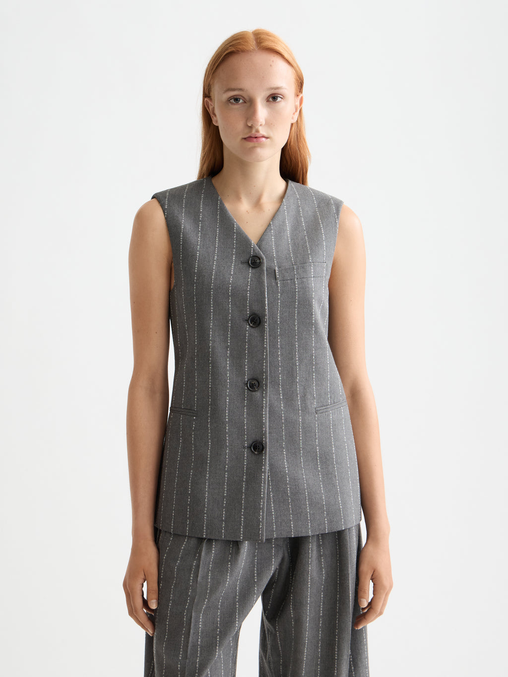 Pinstripe Waistcoat